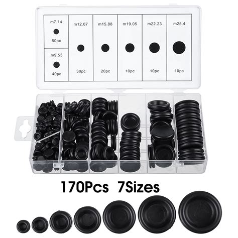 New Pcs Rubber Grommet Seal Gasket Firewall Hole Plug Set Electrical