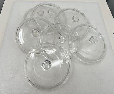 Pyrex P 83 C Clear Glass 7 Round Corning Ware Replacement Lid Only EUC