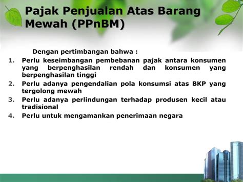 Ppt Pajak Pertambahan Nilai Ppn Dan Pajak Penjualan Atas Barang