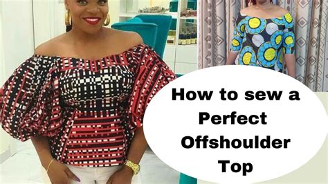 How To Sew A Perfect Fit Offshoulder Blouse And Sleeve Easiest Method Youtube