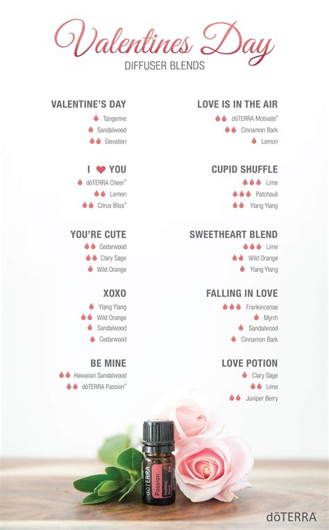 10 Diffuser Blends For Valentines Day Essential Oil Diffuser Recipes