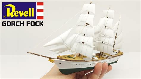 Sail Ship Model Gorch Fock Revell YouTube