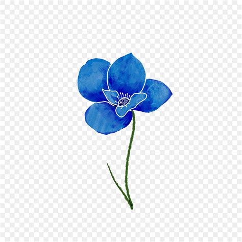 Blumen Blau Clipart