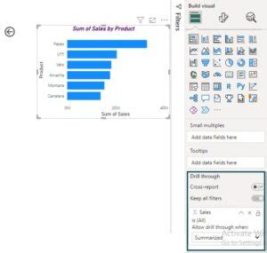 Power Bi Drillthrough Examples How To Use Drillthrough Filters