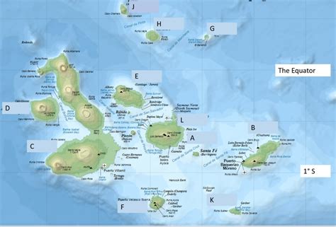 Ecuador: Galápagos Islands Map Diagram | Quizlet