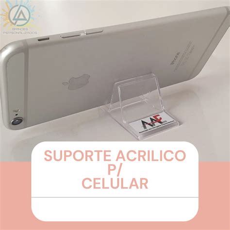 Suporte Acr Lico Para Celular Personalizado Elo