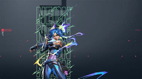 Neon Valorant 4k 8k 8180e Wallpaper Pc Desktop