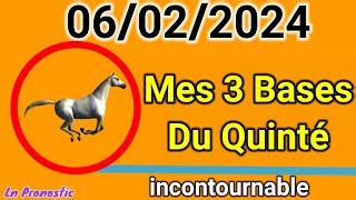 Pronostics Pmu Mes 3 Bases Incontournable Vendredi 06 Decembre 2024