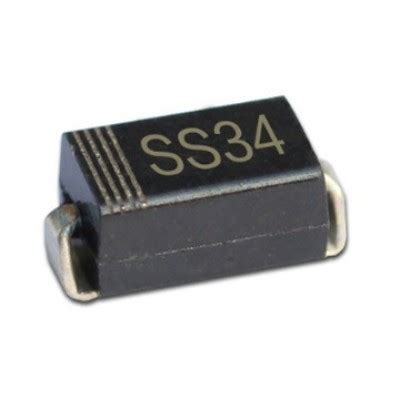 SS34 1N5822 Surface Mount Schottky Barrier Rectifier 40V 3A DO214AC