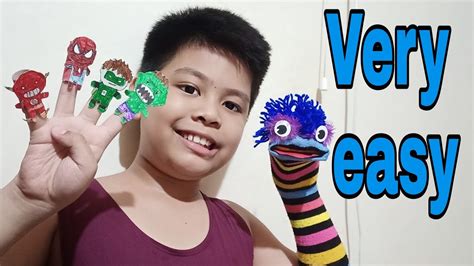 Paanu Gumawa Ng Socks Puppet At Finger Puppet Mawel S Ayca Youtube