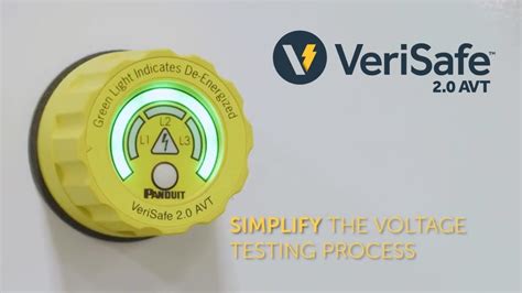 Panduit Verisafe Avt Simplify The Voltage Testing Process Youtube