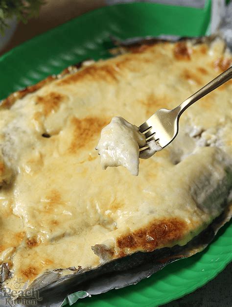 Cheesy Baked Bangus The Peach Kitchen