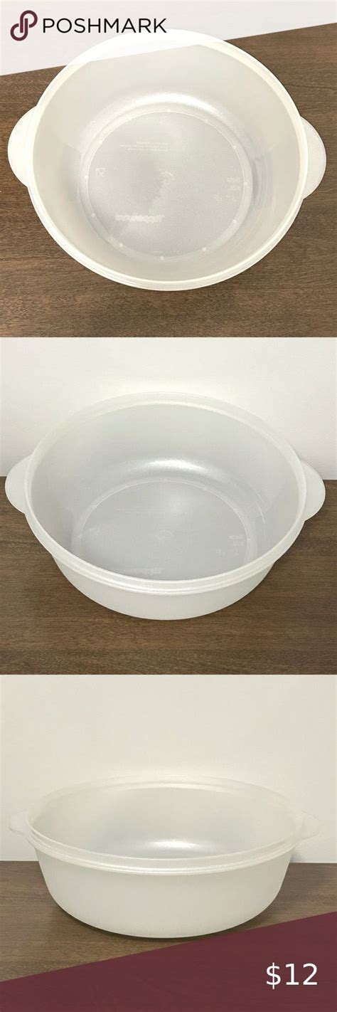 TUPPERWARE CRYSTALWAVE LARGE 3 QUART REPLACEMENT BOWL CONTAINER 2643