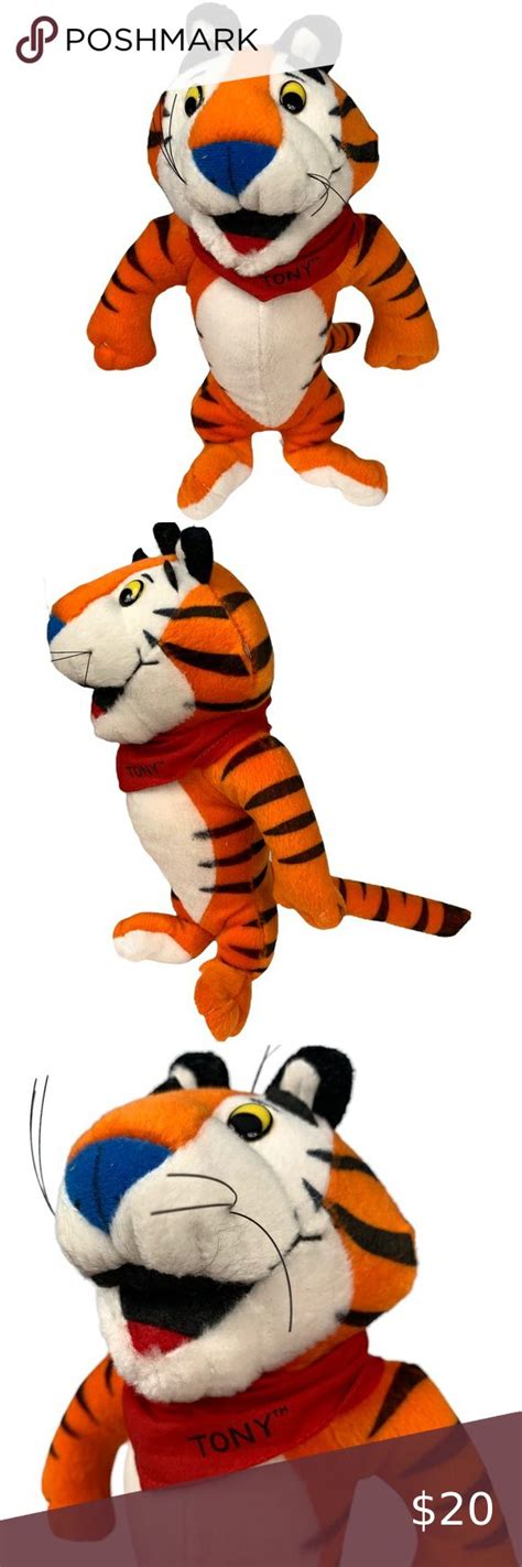 Vintage Tony The Tiger Plush 10 Inch Kelloggs Frosted Flakes Stocking