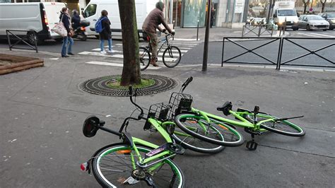 Vélos en libre service GoBee Bike un échec prévisible à Paris