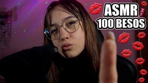 Asmr Contando Del Al Con Besos Youtube