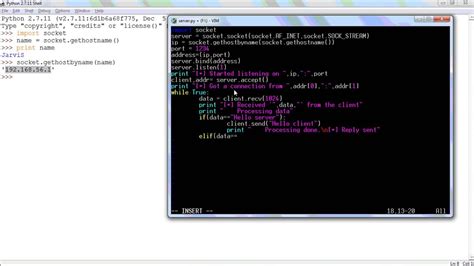 Python Networking Tcp Socket Tutorial Client And Server Model Using