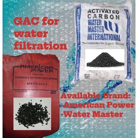 Kg Activated Carbon Gac Water Master American Power Sack Granulated