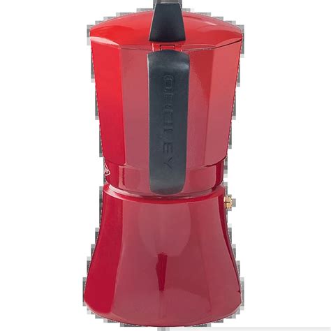 Cafetera Italiana Petra Roja Tazas Oroley Infierno Gourmet