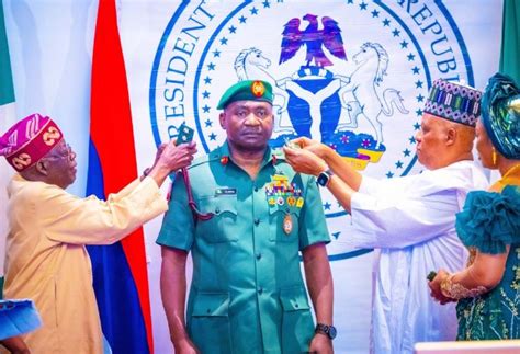 PICTORIAL Tinubu Decorates Service Chiefs With New Ranks