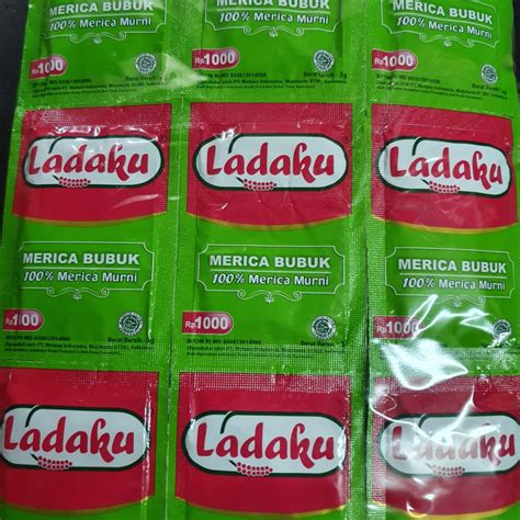 Jual Pak Ladaku Merica Bubuk Sachet Isi Renceng X Sachet X