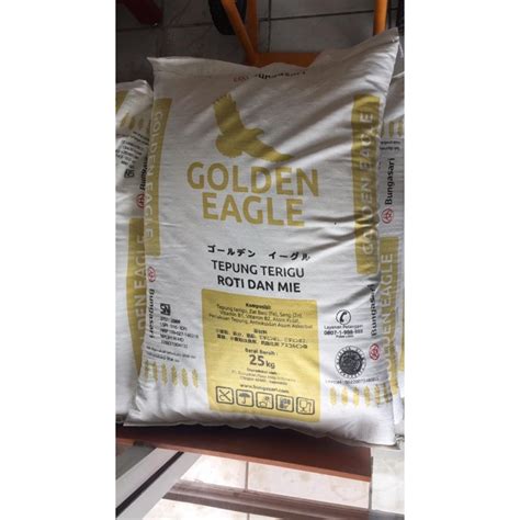 Jual Tepung Terigu Golden Eagle 25kg Protein Tinggi Ojek Only Shopee