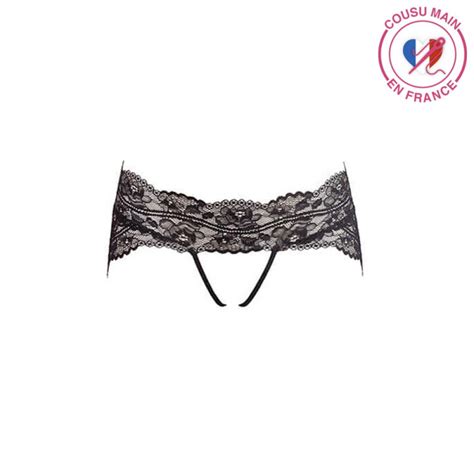 Culotte Nu Réglisse LUXXA Body House Sex Shop en ligne