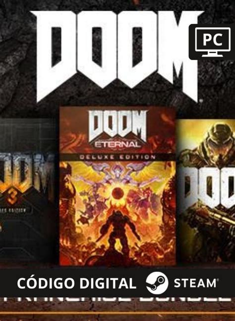 Doom Franchise Bundle Steam Código De Resgate Digital Cardlândia