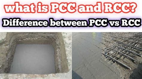 Difference Between Pcc And Rcc Plain Cement Concrete Vs Reinforced