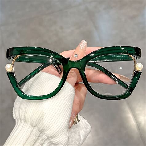 Halona Cat Eye Green Glasses