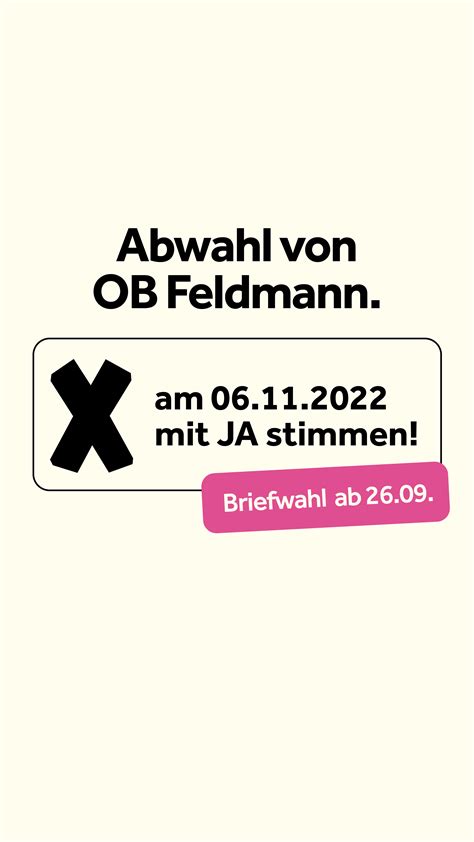 Abwahl Von Ob Feldmann