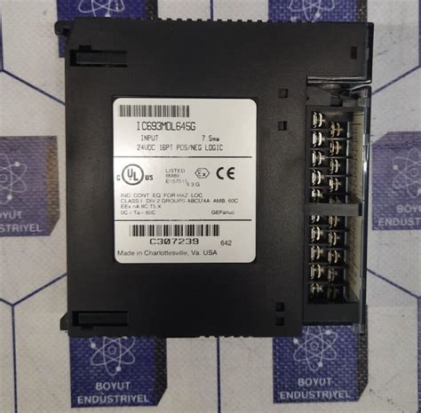 Ge Fanuc Ic Mdl G Input Vdc Pt Pos Neg Logic Ebay