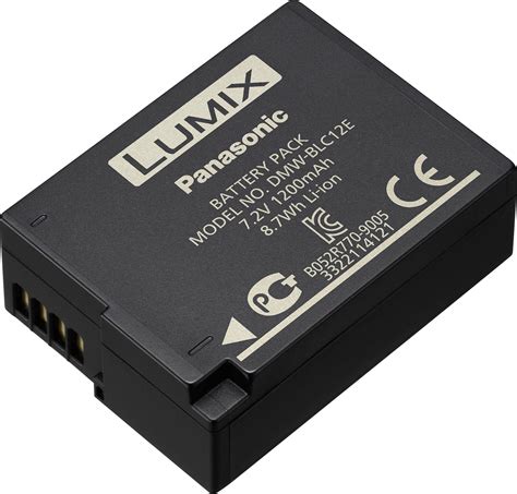 Buy Panasonic DMW BLC12E Camera Battery Replaces Original Battery