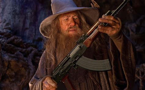 How A Meme Of Gandalf Holding An Ak Inspired Survival Sandbox Wizard