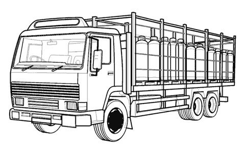 Sélection de dessins de coloriage camion à imprimer sur LaGuerche