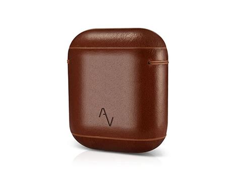 Leather AirPod Case (Classic/Dark Brown) | The Mary Sue Shop