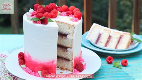 Torta De Frambuesa Raspberry Cake Natalia Salazar