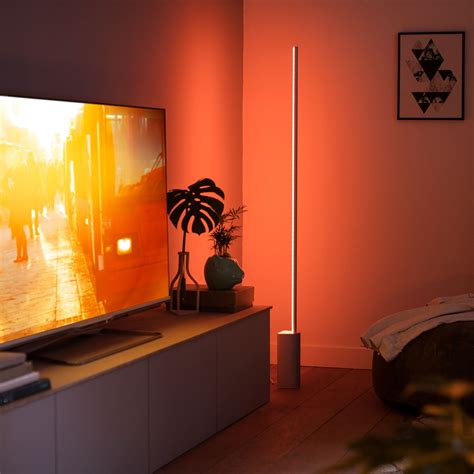 Customer Reviews Philips Hue Signe Floor Lamp Aluminum Grey U