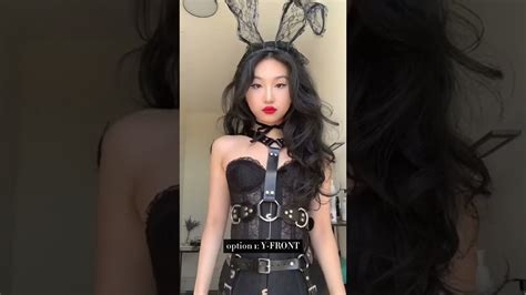 Mariemur Poppy Harness Try-On 🖤 Playboy Bunny 🎃 Halloween Costume Idea - YouTube