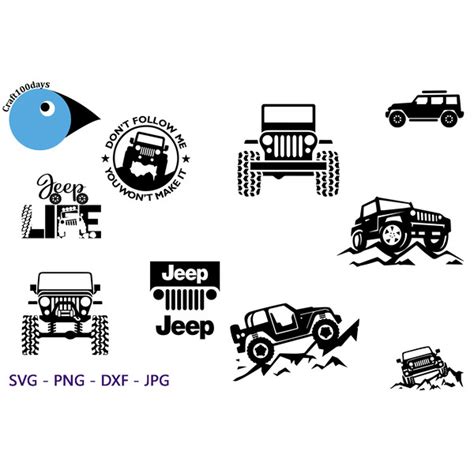 Jeep Bundle Svg Jeep Svg Jeep Png Jeep Vector Jeep Cricu Inspire