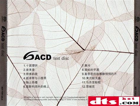 器乐扣人心弦实属发烧极品《品牌sacd試音碟》