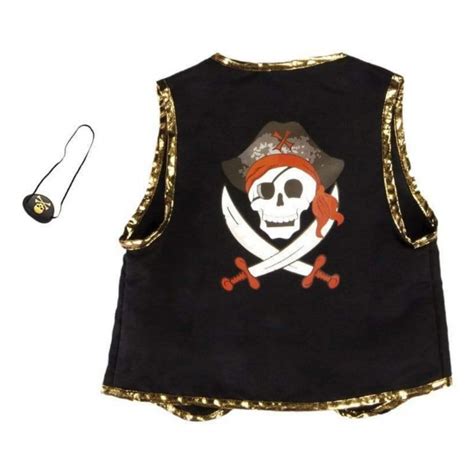 Veste de pirate enfant luxe avec cache œil Fiesta Republic