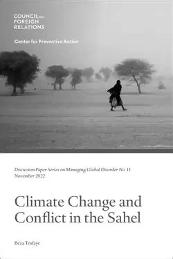 Climate Change and Conflict in the Sahel