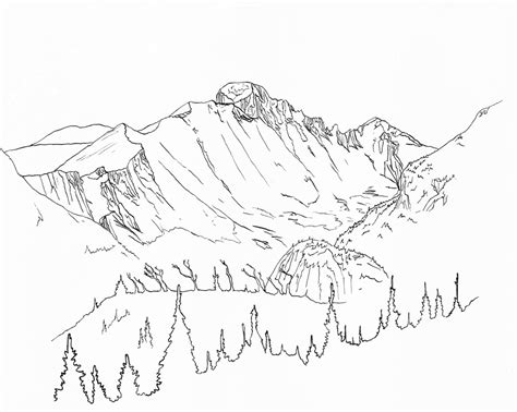 Rocky Mountain Drawing At Getdrawings Free Download