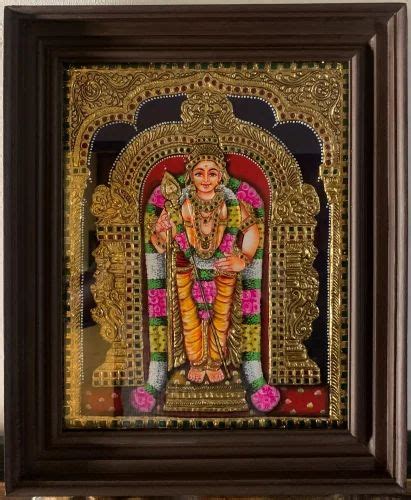 Wooden Personalizedf Murugan Tanjore Paintings Customized Handmade