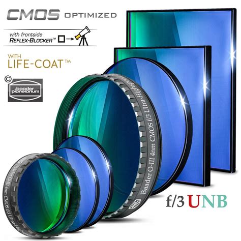 Baader CMOS Optimised O III 4nm F 3 Ultra Highspeed Filters Baader