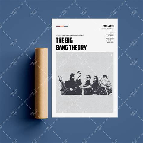 The Big Bang Theory Poster / Tv Show Poster / Print Wall Art / Custom ...