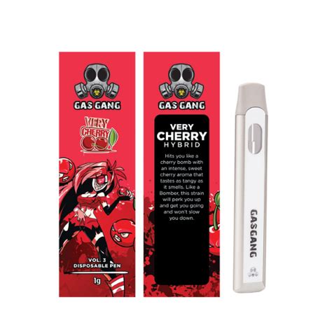 Gas Gang Disposable Vape Pen 1000mg Very Cherry Milton