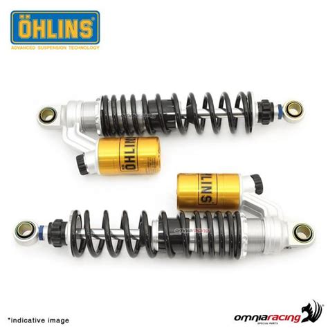 Ohlins Pair Of Adjustable Shock Absorbers Stx36 Moto Guzzi V7