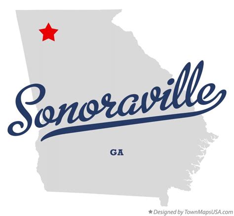 Map Of Sonoraville Ga Georgia